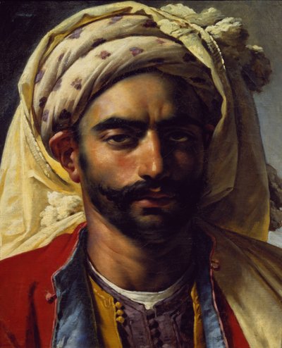 Portret van Mustapha door Anne Louis Girodet de Roucy Trioson